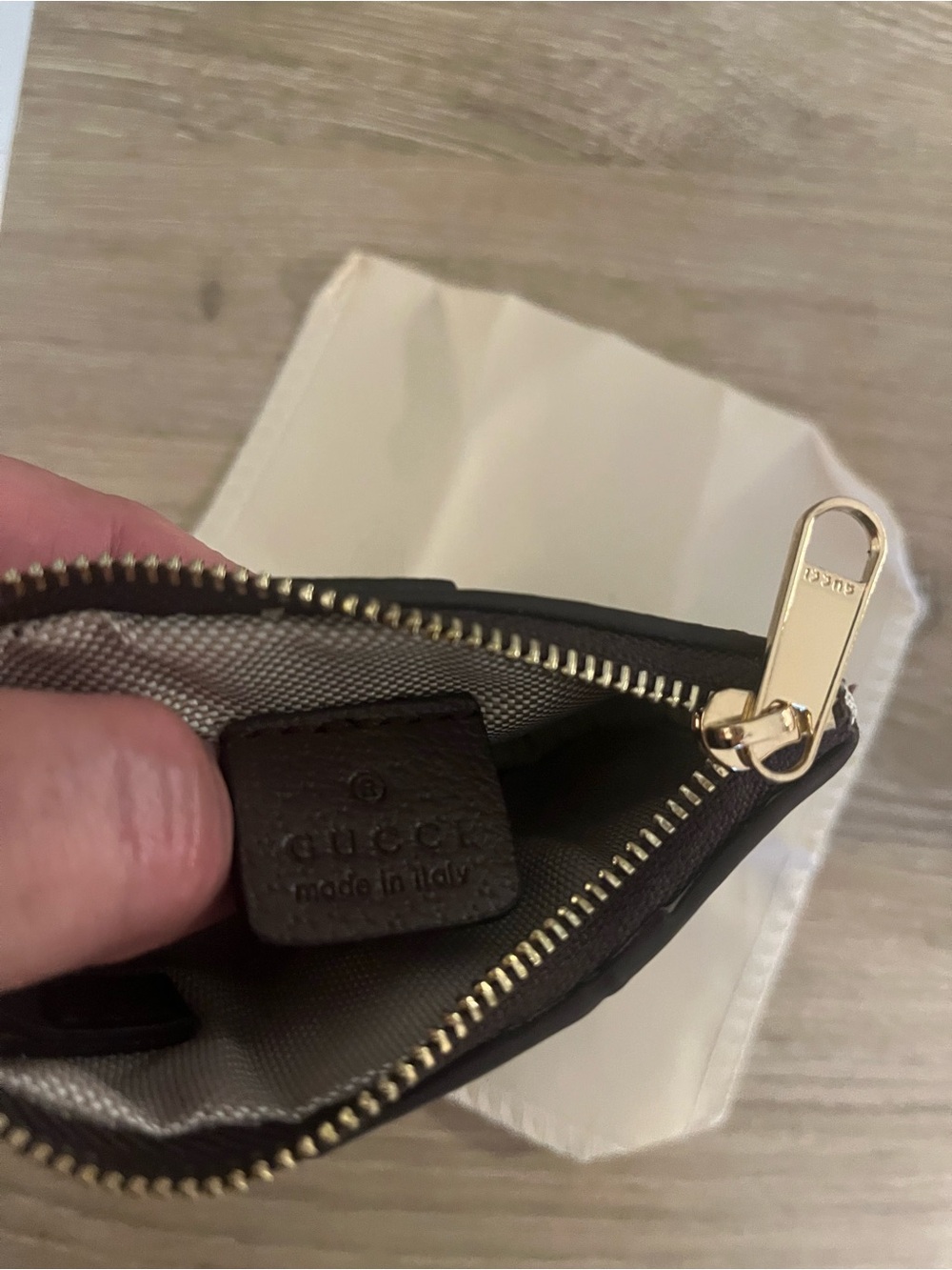GG SUPREME OPHIDIA COIN PURSE WITH KEY HOOK - Picture 5 of 5
